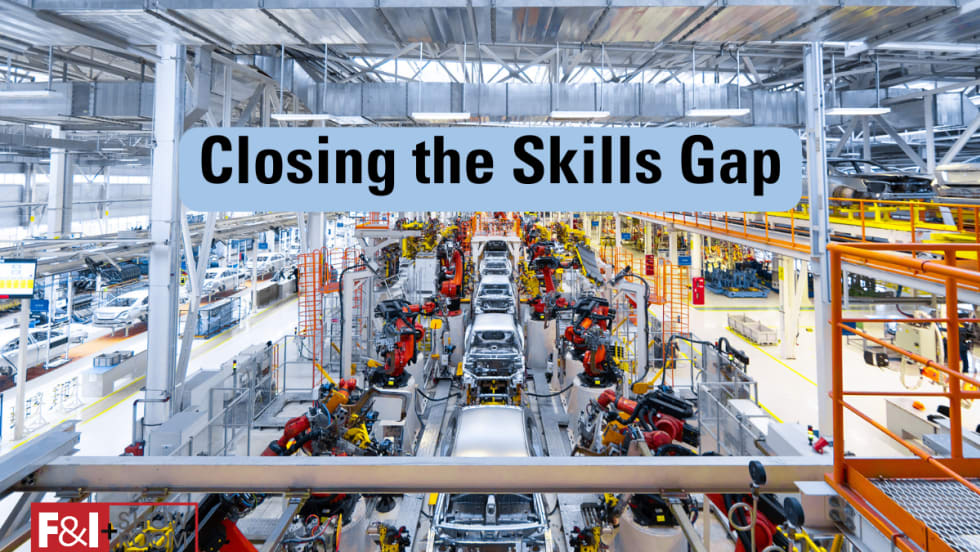 inside of an automotive manufacturing facility, Closing the Skills Gap, F&I and Showroom