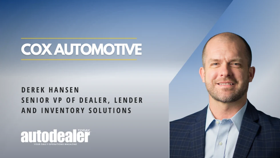 Headshot photo of Cox Automotive executive Derek Hansen