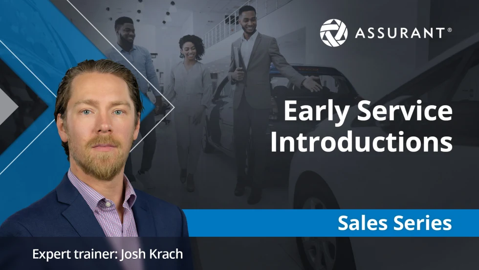 Assurant, Early Service Introductions, Sales Series, Expert trainer Josh Krach