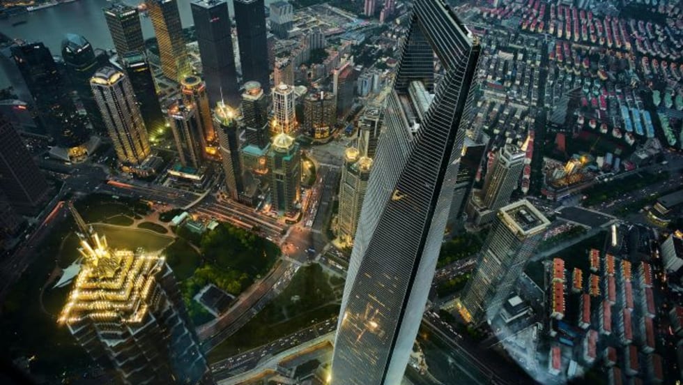 Aerial view of China