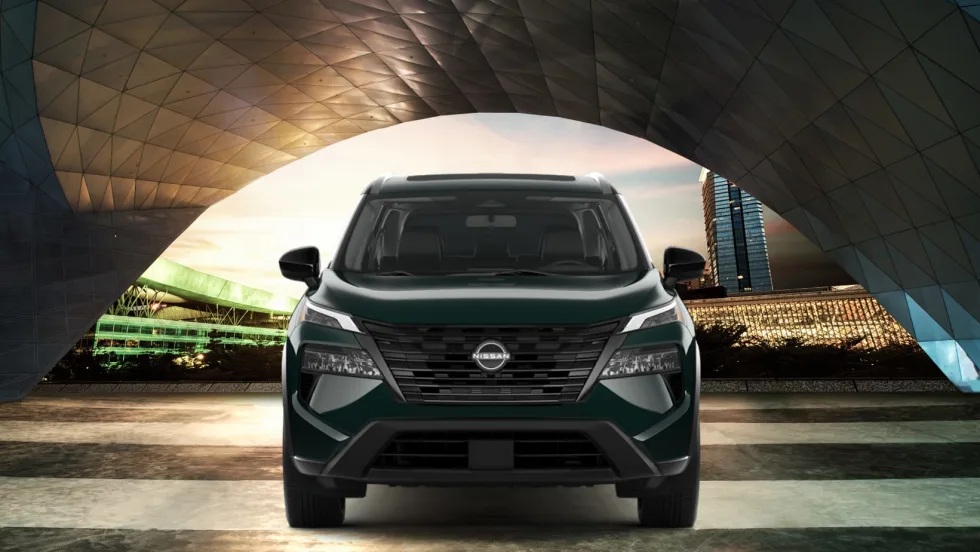 Nissan SUV in a tunnel