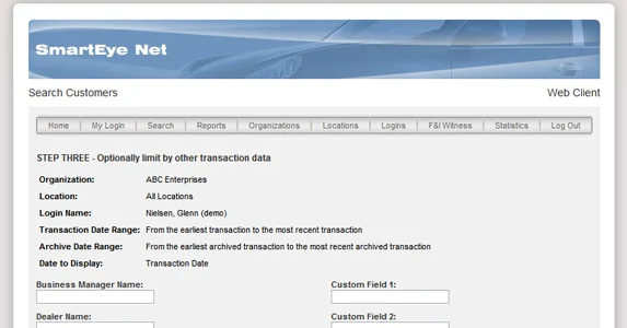 SmartEye Web Screenshot