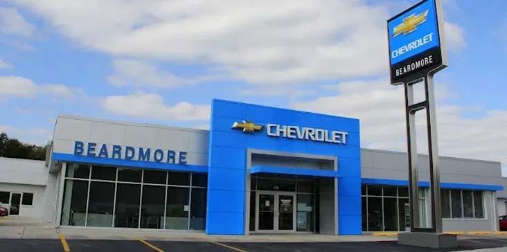 Photo of exterior facade of Beardmore Chevrolet store