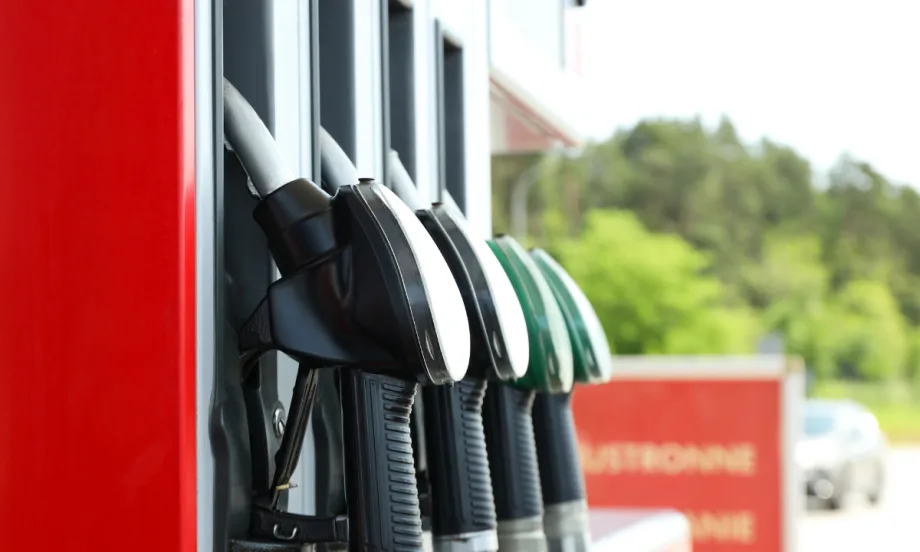 Gas pumps.