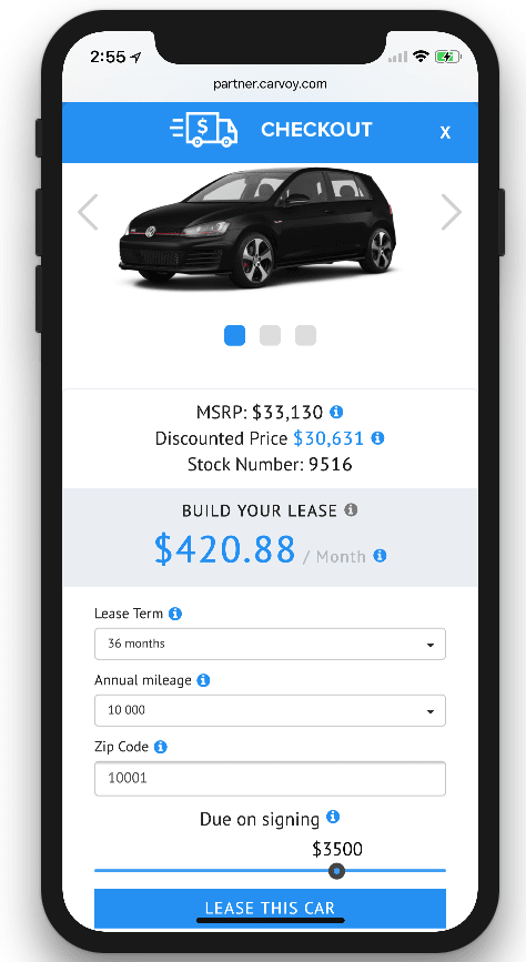 Carvoy Launches New Leasing Platform