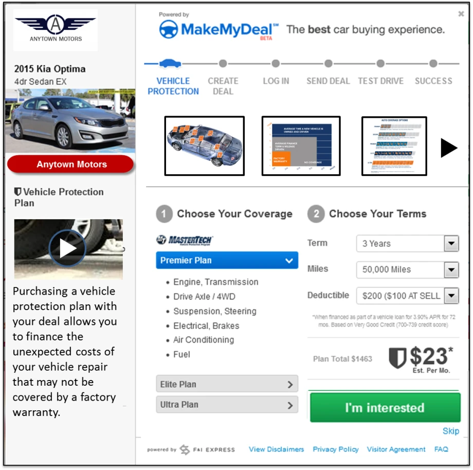 MakeMyDeal Rolling Out F&I Connect Tool