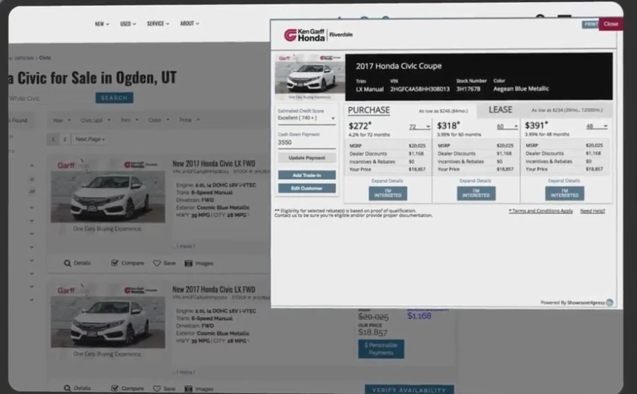 Pearl Technology Releases Dynamic Payment Calculation Widget for Dealer Websites