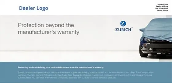 Zurich to Showcase F&I Online Consumer Education Program at NADA
