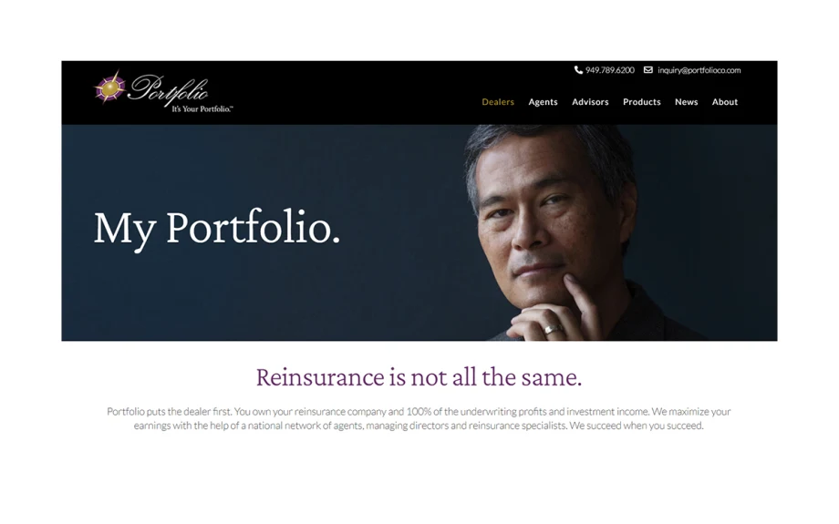 Portfolio Unveils New Reinsurance Website