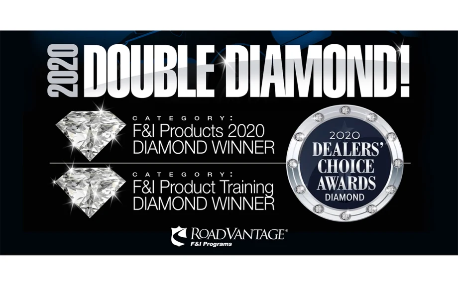 RoadVantage Wins Diamond In Two Categories In the 2020 Dealers’ Choice Awards