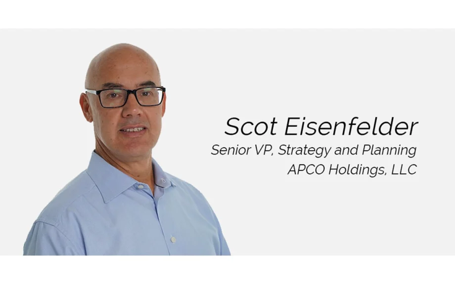 APCO Holdings, LLC, Welcomes Scot Eisenfelder as Senior Vice President, Strategy and Planning