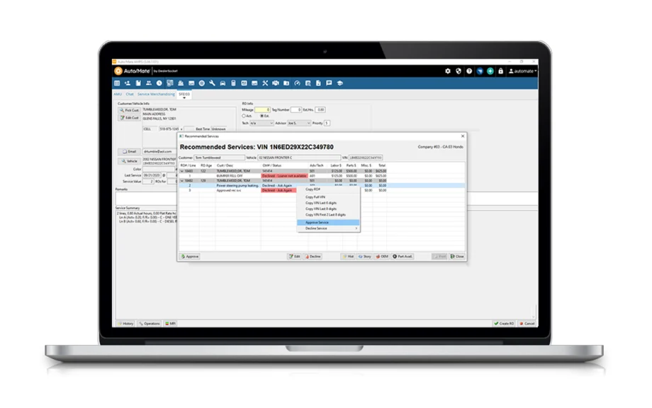 Auto/Mate Launches Recommended Services to Drive Fixed-Ops Revenue
