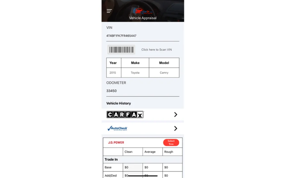 CARFAX Vehicle History Reports Now Integrated with CarDr.com's New Smartphone App