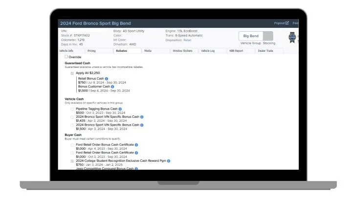 VAuto Enhances Conquest to Make It Easier for Dealers to Apply VIN-Specific Incentives 