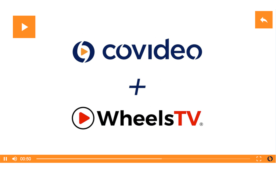 Covideo and WheelsTV Partner to Arm Auto Dealers With Library of 5,600 Ready-to-Use Videos