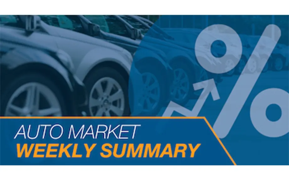 Cox Automotive: Auto Market Weekly Summary
