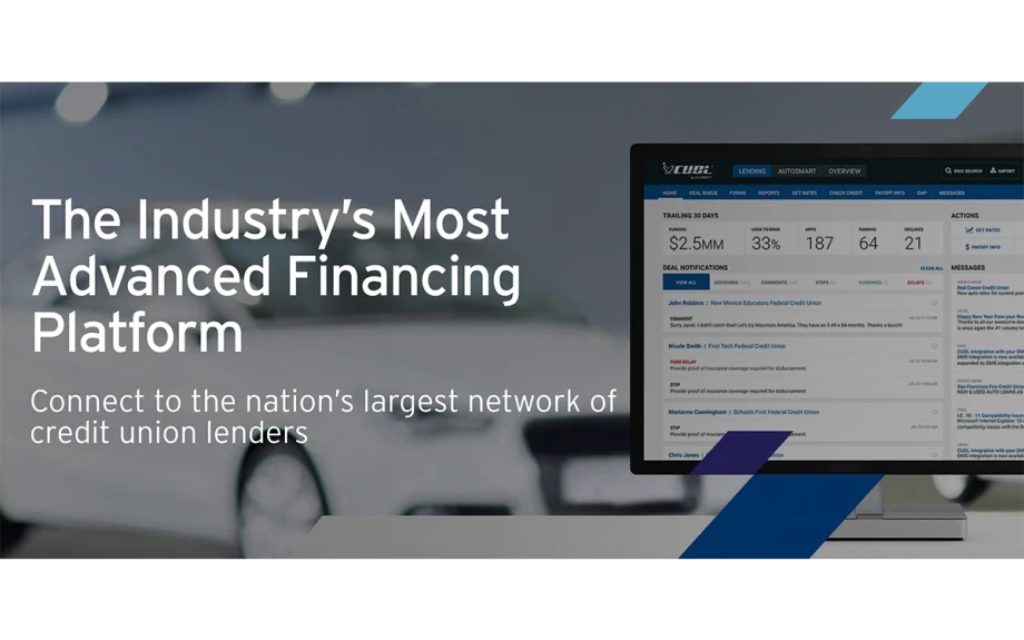 CU Direct and DealerSocket Announce New Integration for CUDL Auto Lending Platform