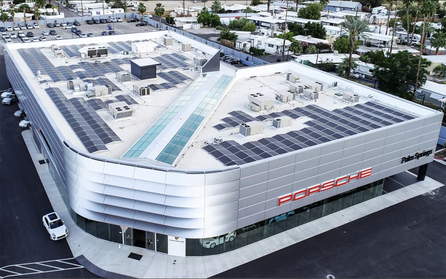 Porsche Palm Springs Gets Solar System