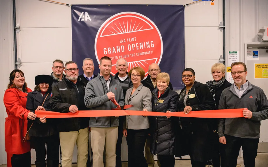 IAA Cuts Ribbon on Flint Branch
