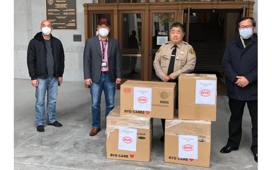 BYD Pledges $1 Million in Medical Supplies Donations
