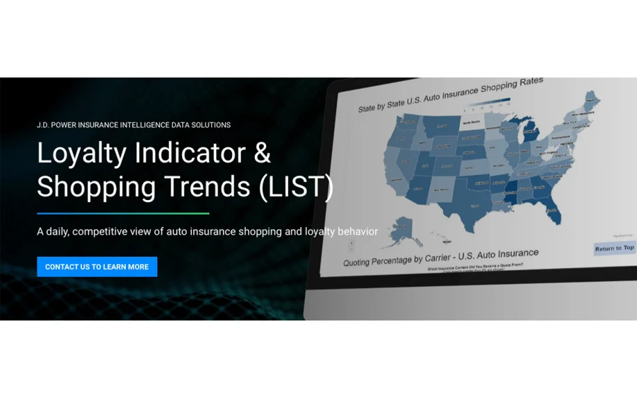 J.D. Power Launches Real-Time Auto Insurance Customer Loyalty Tracking Capability