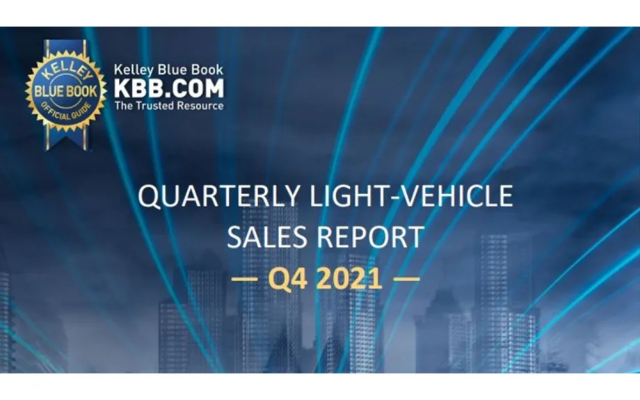 Kelley Blue Book: 10 Takeaways from 2021 U.S. Auto Sales