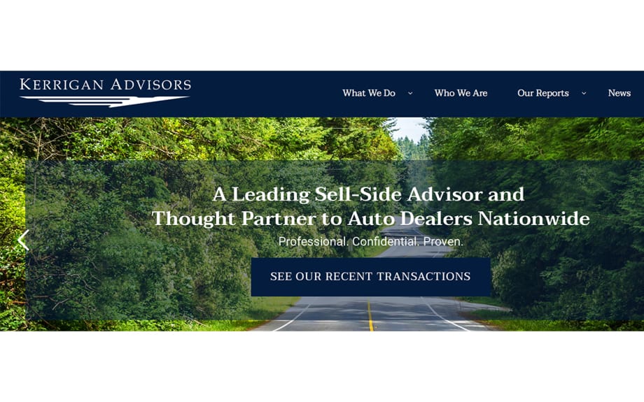 Kerrigan Advisors Represents Sterling Motorcars in Sale to Lithia Motors