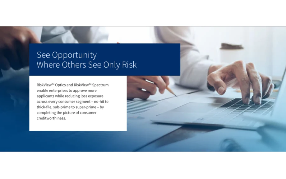 LexisNexis Risk Solutions Launches RiskView Optics and RiskView Spectrum: A New Era in Alternative Credit Scoring