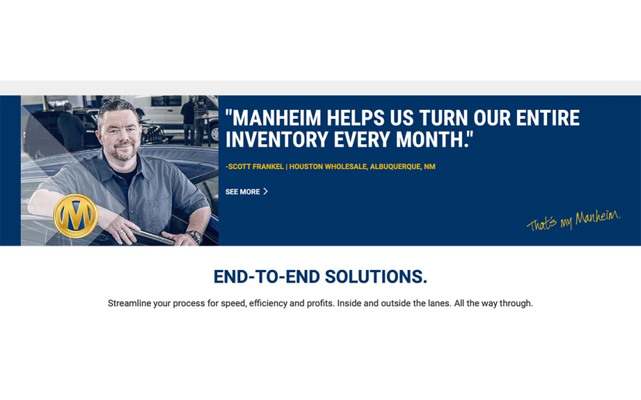 New Manheim Dashboard Puts Powerful Data at Dealers’ Fingertips, Fueling More Informed Searches and Improved Buying Decisions