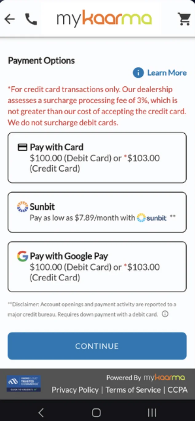 MyKaarma, Sunbit Announce Integration