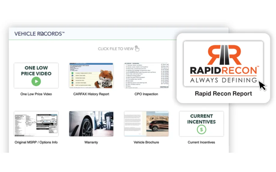 Rapid Recon, iPacket Release Digital Vehicle Presentation Solution